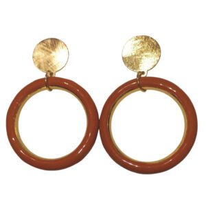 Orecchini pendente cerchio FBD Copper